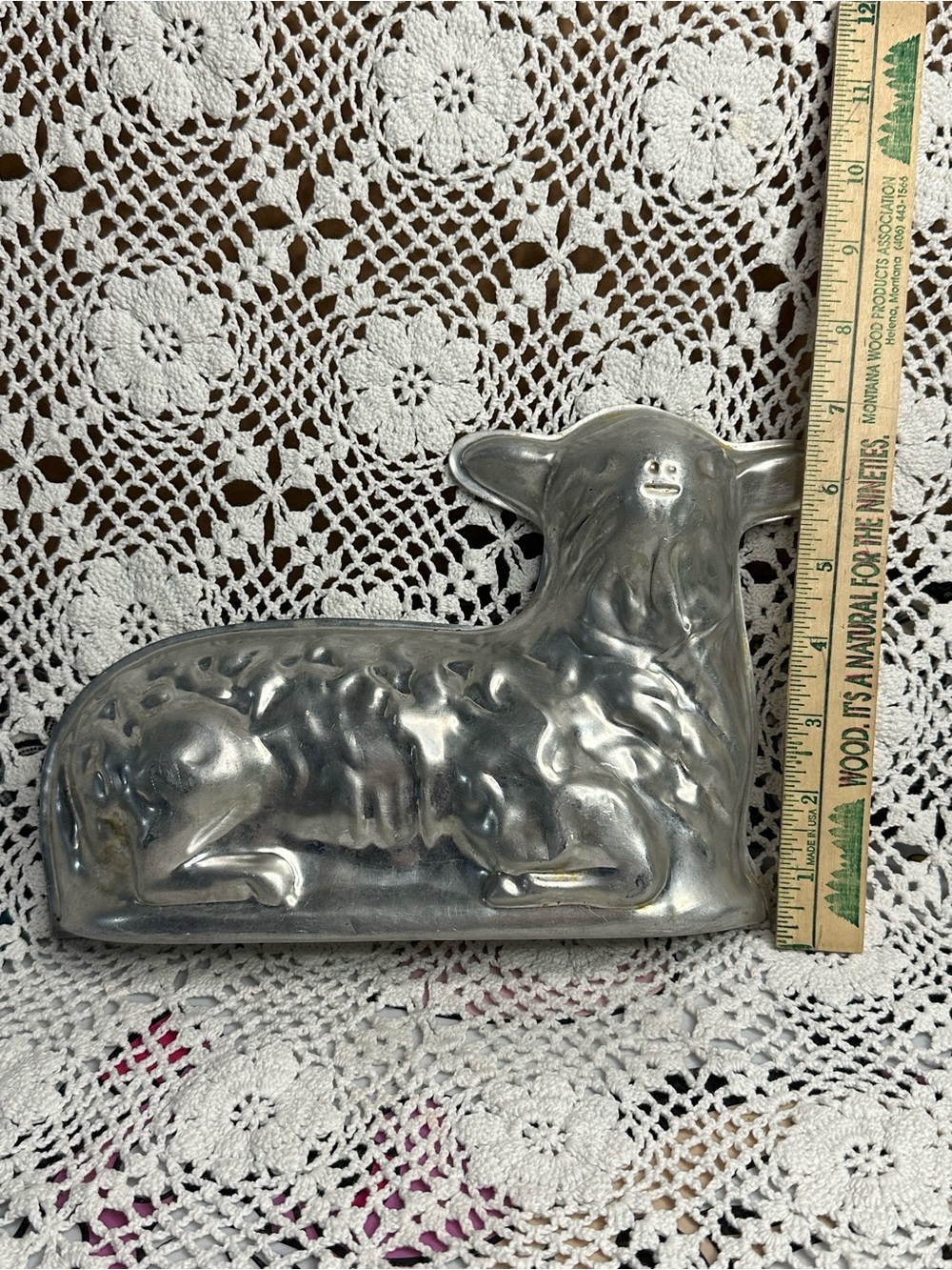Vintage Lamb Cake Mold, Baby Shower/Farm Theme/Easter cake, nursery decor